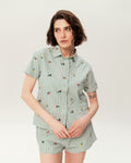 Women's Pajama Set PJSH-004 Green