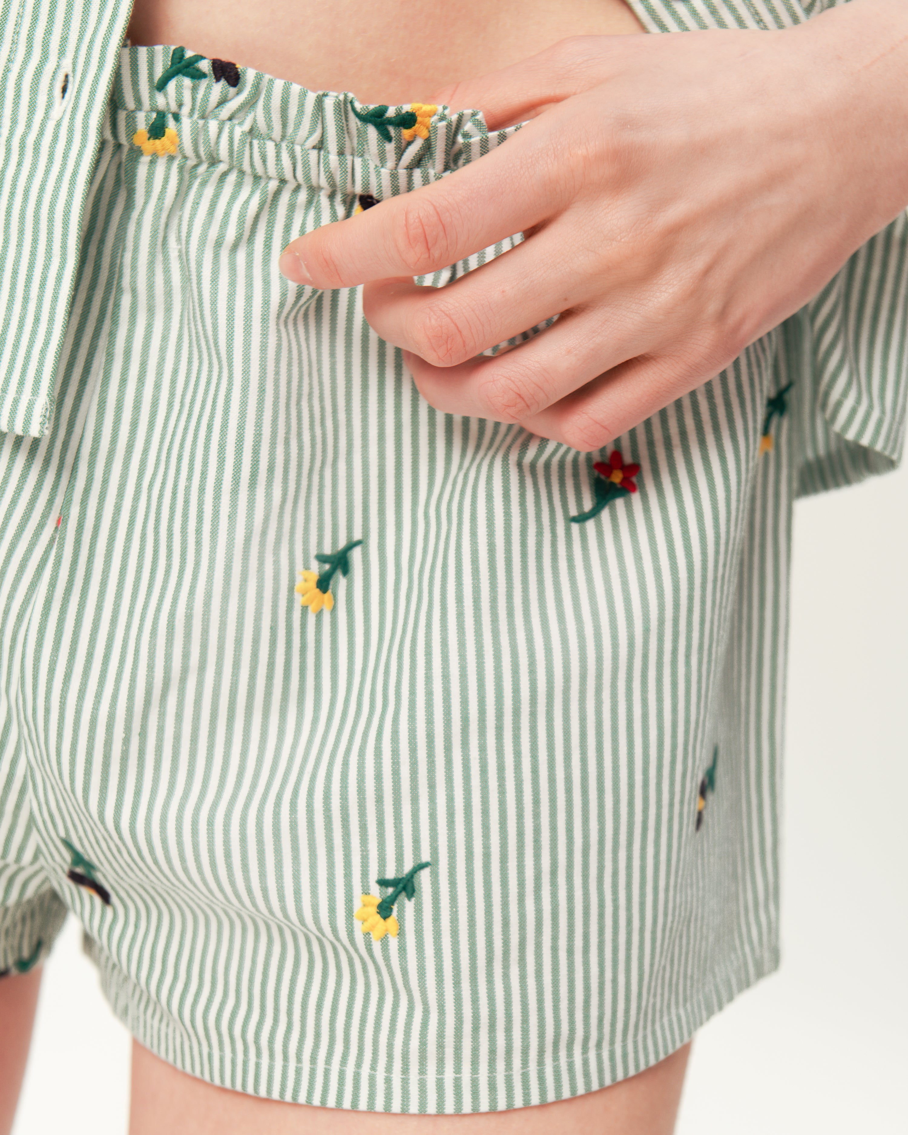 Women's Pajama Set PJSH-004 Green