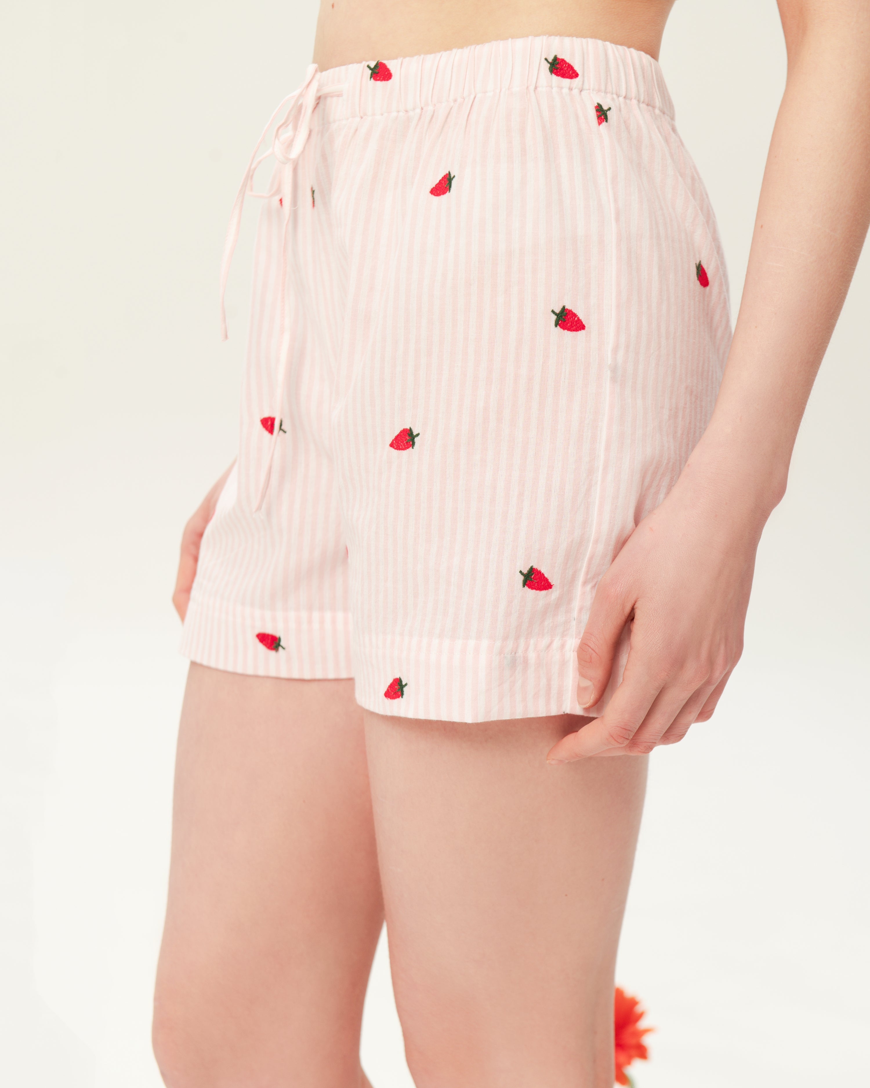 Women's Pajama Set PJSH-007 Strawberry