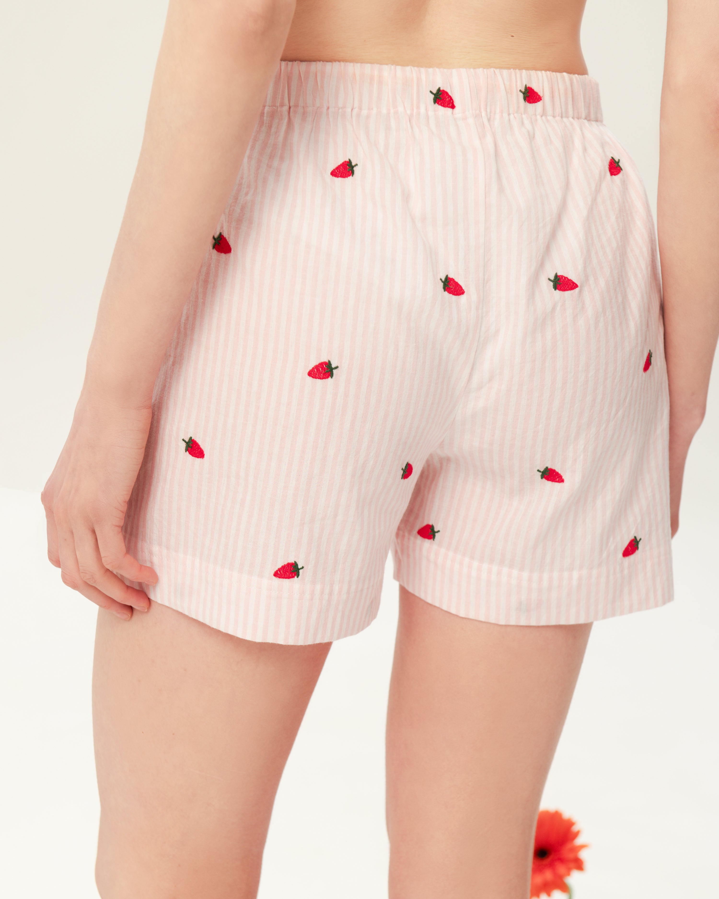 Women's Pajama Set PJSH-007 Strawberry