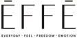EFFE logo — EVERYDAY FEEL FREEDOM EMOTION